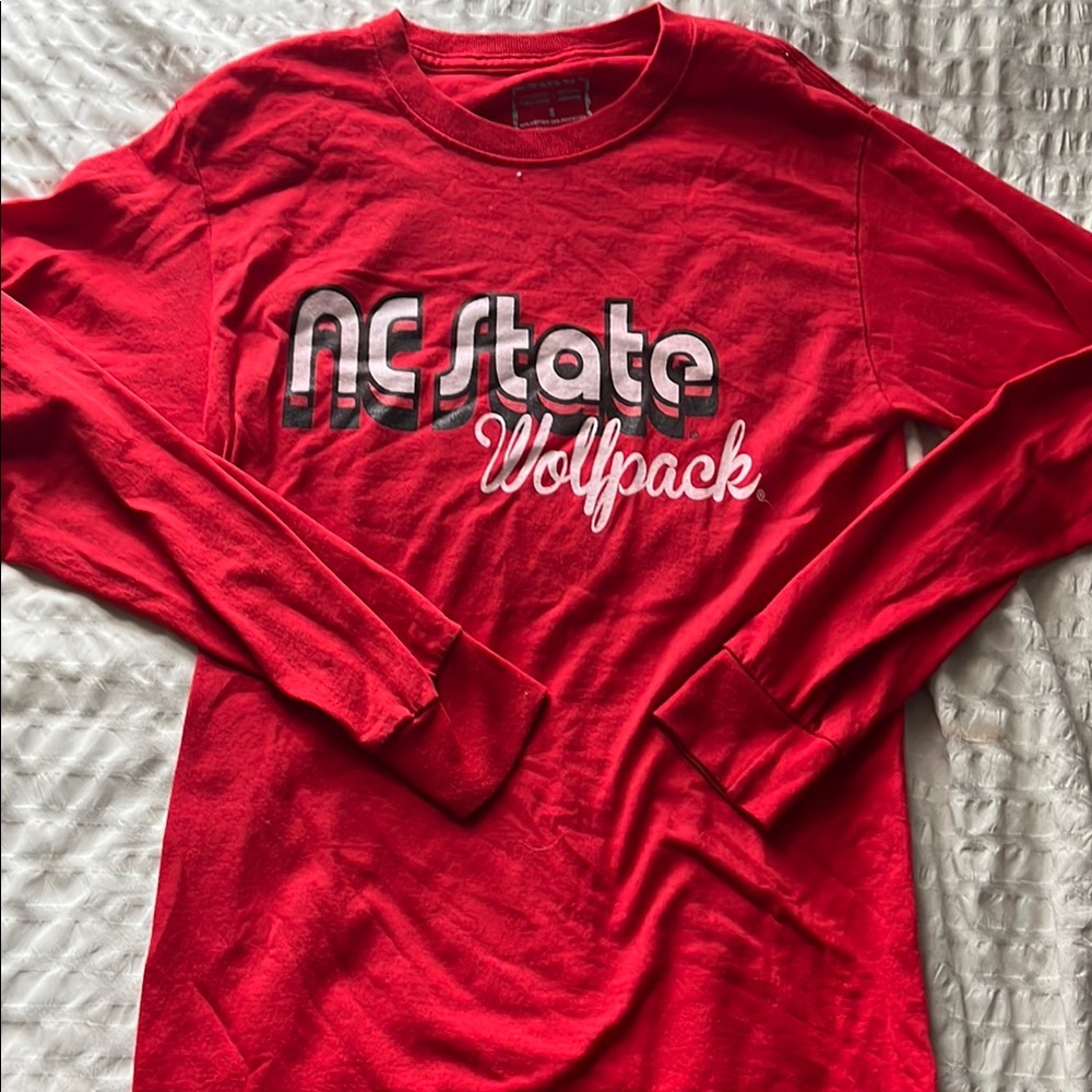 NC State Wolfpack Red Long Sleeve Shirt